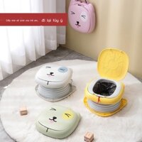[Ảnh thật/Sẵn] Nhà vệ sinh di động có thể gập lại dành cho trẻ em đi du lịch xe hơi cho bé nhà vệ s