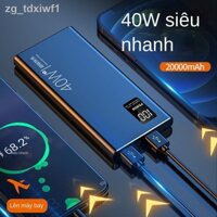 [Ảnh thật/Sẵn] ✴Pin sạc dự phòng 20000 siêu nhanh 22.5W công suất lớn mỏng phù hợp cho Huawei, Apple và Xiaomi 10 nghìn