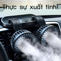 [Ảnh thật/Sẵn] Quạt điện ô tô xe Atomizing điều hòa không khí làm lạnh USB tuabin xe tải động cơ kh