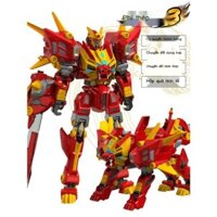 [Ảnh thật/Sẵn] Thép Bay Rồng Núi Và Biển Thần Quái Thú Kỷ Lục Đồ Chơi Biến Hình Khủng Long Fusion K