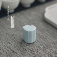 [Ảnh thật/Sẵn] Thợ thủ công của nhà sản phẩm Cảnh Đức Trấn men ngọc Như Ý bao đựng cốc nắp bộ trà đạo phụ tùng thay thế