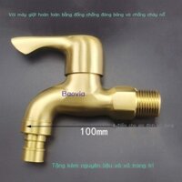[Ảnh thật/Sẵn] Toàn Đồng Một Trong Hai Ra Vòi Máy Giặt Hộ Gia Đình Ba Chiều Lau Bể Bơi Vòi Nước Vòi