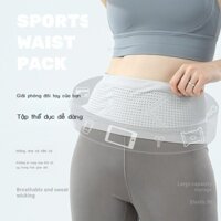 [Ảnh thật/Sẵn] Túi thắt lưng chạy bộ, đai túi đựng điện thoại di động thể thao, thể dục vô hình dàn