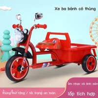 [Ảnh thật/Sẵn] Xe đạp ba bánh trẻ em 1-3-6 tuổi xe đẩy trẻ em xe đẩy em bé có bàn đạp xe đạp ngoài