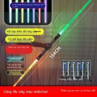 ❀☃☄[Ảnh thật/Sẵn]♝Đồ chơi kiếm nhựa Katana - Đồ chơi kiếm katana nhựa có đèn và âm thanh-xz8m-Lhgb200