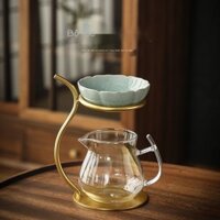 [Ảnh thật/Video] 【6217Bộ Sưu Tập Người】Dụng cụ lọc trà gốm, bộ lọc trà tích hợp, bộ trà chống bỏng,