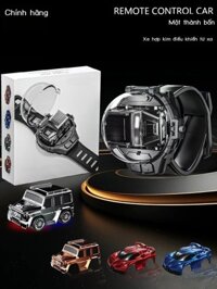 [Ảnh thật/Video] Đen Công Nghệ Đồng Hồ Xe Ô Tô Điều Khiển Từ Xa Mini Hợp Kim Đua Xe Quà Sinh Nhật B
