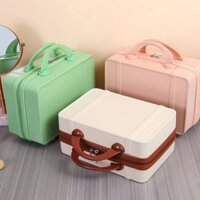 [Ảnh thật/Video] Di Động Đi Chơi Vali 14 Inch Dễ Thương Hộp Bảo Quản Mỹ Phẩm Du Lịch Túi Vệ Sinh Va