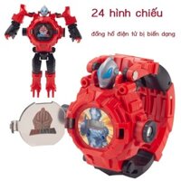 [Ảnh thật/Video] Đồ chơi đồng hồ trẻ em Ultraman cho bé trai 7-8 tuổi Đồ chơi robot Spider-Man Tran