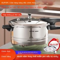 [Ảnh thật/Video] [Flagship Store] Nồi Áp Suất Supor Nồi Áp Suất Inox 304 Bếp Gas Âm Bếp Điện Từ An