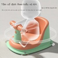 [Ảnh thật/Video] Ghế tắm nhỏ có bánh xe xoay, ghế tắm cho trẻ sơ sinh, ghế tắm cho bé thoáng khí