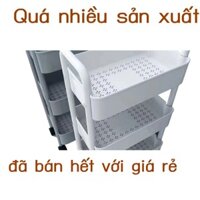 [Ảnh thật/Video] Giỏ đựng rau củ di động nhiều tầng, giá lưu trữ xe đẩy nhà bếp, đồ ăn nhẹ đầu giườ