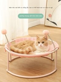 [Ảnh thật/Video] Giường cho mèo, giường cho mèo, giường cho mèo, võng cho thú cưng ngủ, mùa hè, tre