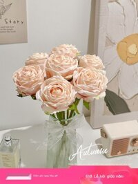 [Ảnh thật/Video] Hoa Hồng Mô Phỏng Nhân Tạo Cắm Hoa Bất Tử Hoa Khô Phòng Khách Bàn Ăn Phòng Phòng N