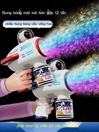 [Ảnh thật/Video] Máy thổi bong bóng đồ chơi cho bé hoàn toàn tự động điện súng bắn bong bóng cho bé