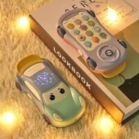 [Ảnh thật/Video] Trẻ em âm nhạc mới mô phỏng điện thoại di động 0-1 tuổi đồ chơi cho bé trai bé gái