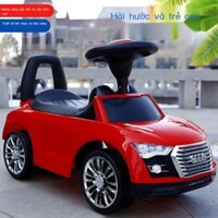 [Ảnh thật/Video] Trẻ em xoắn xe 1-3 tuổi nam nữ bé 4 bánh trượt xe đẩy niuniu xe âm nhạc chống lật