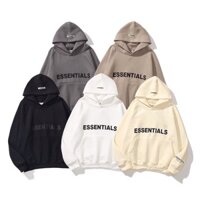 [Ảnh thật/Video]Áo hoodie ESSENTIALS nam nữ form rộng dài vải nỉ chất đẹp giá rẻ không xù lông unisex Ulzzang