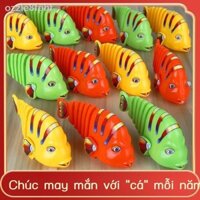 [Ảnh thật/Video]Lên dây cót đồng hồ đồ chơi bé trai bé gái bé trẻ em xếp hình bập bênh cá sang trọ