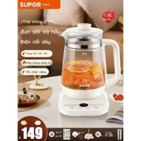 [Ảnh thật/Video]Supor sức khỏe nồi đa năng hộ gia đình pha trà ấm điện công suất lớn giữ nhiệt tích hợp trà 316L