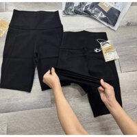 {Ảnh thực tế Shop chụp} Quần legging ngố đùi cạp cao gen bụng định hình v3 chất mì hàn