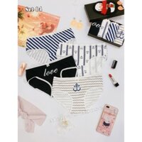 (ảnh tự chụp) Bộ 4 Quần Lót Nữ Sexy Cute - Set 04 - Mỏ neo