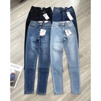 ẢNH TỰ CHỤP Quần Jeans Skinny trơn wash dài 96cm