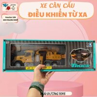 (Ảnh Tự Chụp) Xe cẩu đồ chơi-xe điều khiển cho bé .Xe cần cẩu đồ chơi,xe cẩu đồ chơi loại to