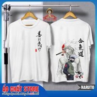 (ẢNH + VIDEO HOT) Áo Kakashi Thư Pháp Cực Đẹp | BST Áo Thun Naruto Đẹp NT04