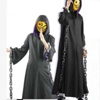 Anime Akatsuki Sasuke Cosplay Trang Phục Tobi Obito Akatsuki Ninja Madara Cosplay Quần Áo Nhập Vai Đạo Cụ Mặt nạ Quần Áo