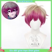 Anime Blue Lock Alexis Ness Cosplay Wig 30cm Linen Rose Red Short Wigs Anime Cosplay Wigs Heat Resistant Synthetic Hair