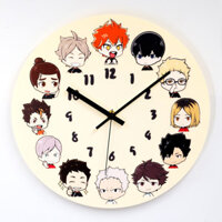 Anime Bóng chuyền Junior Junk Showdown Đồng hồ Acrylic ngoại vi Đồng hồ treo tường hoạt hình sáng tạo hai chiều Theo quà tặng. Hàng có sẵn, Giao hàng ưu tiên 2024.09.05