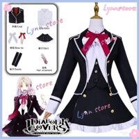 Anime DIABOLIK LOVERS Trang Phục Hóa Trang Komori Yui Cosplay JK Đồng Phục Váy Phù Hợp Với Anime Đảng Cosplay Trang Phục