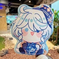 Anime Genshin Impact Furina Nahida Beelzebul Gối Sang Trọng Dễ Thương Sofa Hai Mặt Hình Đặc Biệt Tặng ai đó một món quà Đệm Lưng Cotton