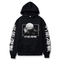 Anime Jujutsu Kaisen Ngộ nghĩnh Toge Inumaki Manga Áo Khoác Bông Tai Kẹp Unisex Dài Tay Dạo Phố Mùa Đông Quá Khổ Nam