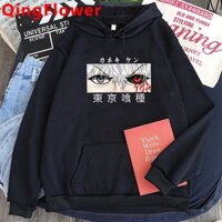 Anime Kaneki Ken y2k Tokyo Ghoul hoodies nam in hình Ulzzang grunge nam hoddies y2k thẩm mỹ hip hop