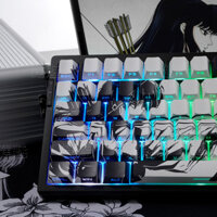 Anime Kikyo Cherry Profile Dye Sublimation pbt Keycap Set (132-Key) pbt Tương thích với ATK68, Megalion MAD60, MAD68