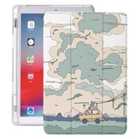 Anime Máy Tính Bảng Giá Đỡ Dành Cho iPad Pro 11 Ốp Lưng 10.9 Thế Hệ 10 Dễ Thương Air 4 5 Mini 6 10.2 9th 8th Fundas Có Giá Đỡ Bút Chì