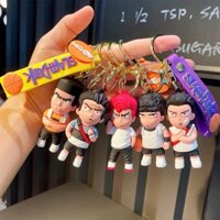 Anime Mới Hoạt Hình Kawaii Slam Dunk Sakuragi Hanamichi Móc Khóa PVC Hình Mẫu Mặt Dây Chuyền Móc Khóa Hình Chìa Khóa Đồ Chơi Quà Tặng
