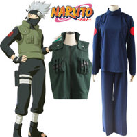 Anime Naruto Hatake Kakashi Cosplay Trang Phục Áo Vest Nam Trưởng Thành Ninja Konoha Comic-Con Đồng Phục Áo Vest