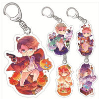 Anime Ngoại Vi Hetalia Móc Khóa Vua Yao Valgas Jones Ponova Acrylic Mặt Dây Chuyền Nhỏ