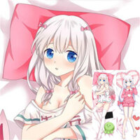 Anime Nhật Bản Eromanga Sensei Izumi Sagiri Waifu Otaku Vỏ Gối Trang Trí Dakmakura Vỏ Gối
