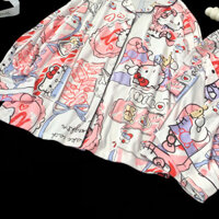 Anime Nhật Bản Hoạt Hình Hello Kitty Bộ Đồ Ngủ Dài Tay Dài Quần Ins Xuân Thu Phong Cách Thích Hợp Đa Năng Hai Mảnh