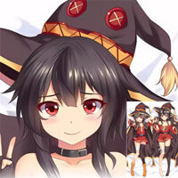 Anime Nhật Bản KonoSuba Phước Lành Của Chúa Trên Thế Giới Tuyệt Vời này Vỏ gối ôm da đào Megumin Dakimakura