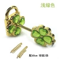 Anime Nhỏ Lanya Dream Guardian Sweetheart Lock Pha Lê Vòng Cổ Khóa Chìa Khóa Mặt Dây Chuyền Chìa Khóa Cặp Đôi Có Thể Mở Trang Sức 6.6