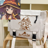 Anime Nylon Túi Đeo Vai Megumin Nổ Ba Lô Phong Cách Hoạt Hình Thường Ngày MagicIan KonoSuba Chuunibyou Trường Du Lịch Ba Lô