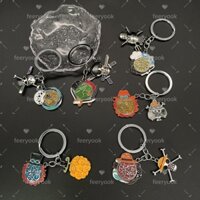 Anime One Piece Móc Khóa Hình Nhân Vật luffy zoro law ace sabo Ác Quỷ Trong Phim Hoạt Hình one piece