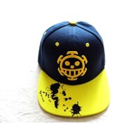 Anime ONE PIECE Mũ Bóng Chày Trafalgar Law Skull Thêu Mark Hip Hop Cap