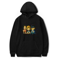 Anime ONE PIECE 'Unisex Áo Khoác Cotton Nam Nữ Có Mũ Trùm Đầu Áo Thiết Kế Rời Áo Khoác Size Lớn XXS-4XL 1987A