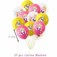 Anime Sailor Moon Theme Kids Happy Birthday Party Supplies Cake Topper Balloon Banner Party Decoration